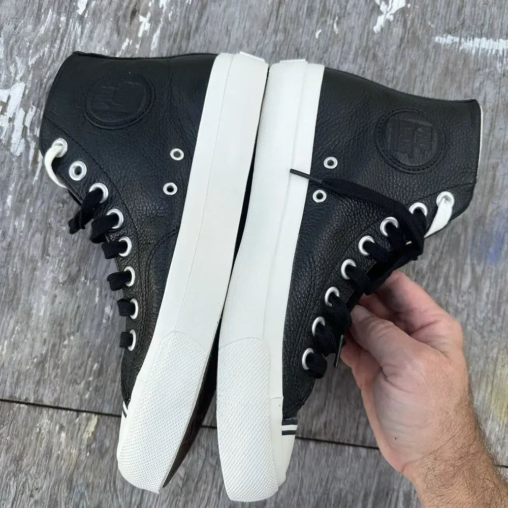 Pro-Keds Royal Hi Leather Black PH64114 Men’s 6.5 Sneakers 220